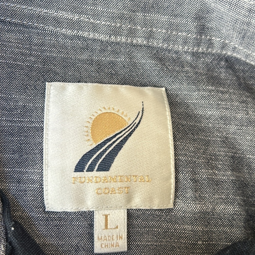 Fundamental Coast Men’s Casual Button Down Shirt - Picture 2 of 8